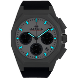 MACHIA Chronograph Uhr Herrenuhr Design Germany Edelstahl Saphir Panda dial menswatch streetwear watch
